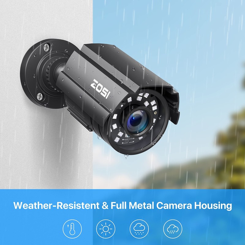 ZOSI 2.0MP 1080P HD 1920TVL Security Camera Hybrid 0CH+1Cam+0TB, Wired-1Cam gallery