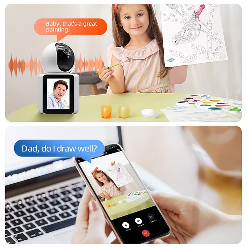 1080P Camera Wireless Wifi Home Security DVR Night Vision Two-Way video Baby Cam