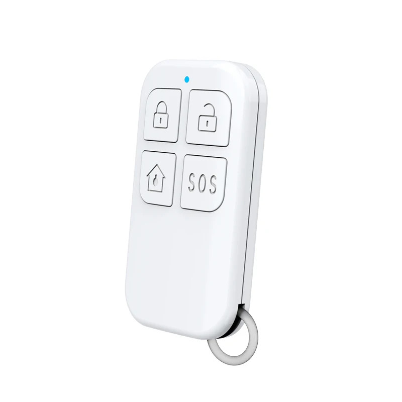 433MHz Wireless Remote Control for Home Security Alarm System 4-Button White gallery