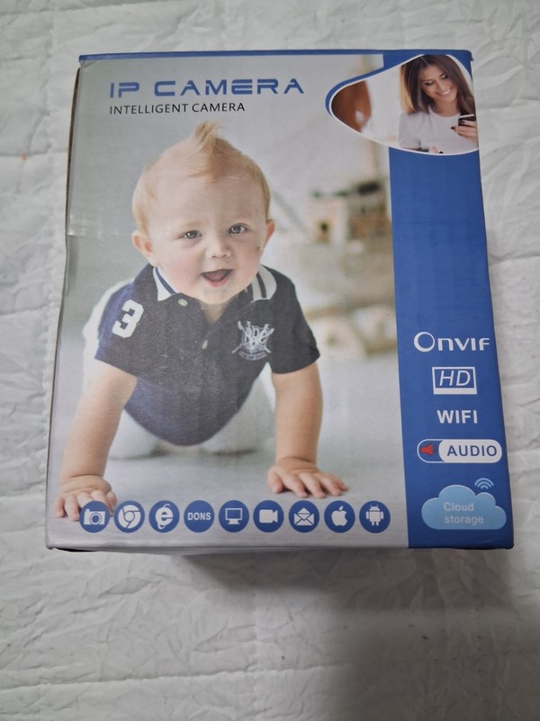 NIB Baby monitor HD IP Wi-Fi Surveillance Camera 1080P Audio Cloud Storage
