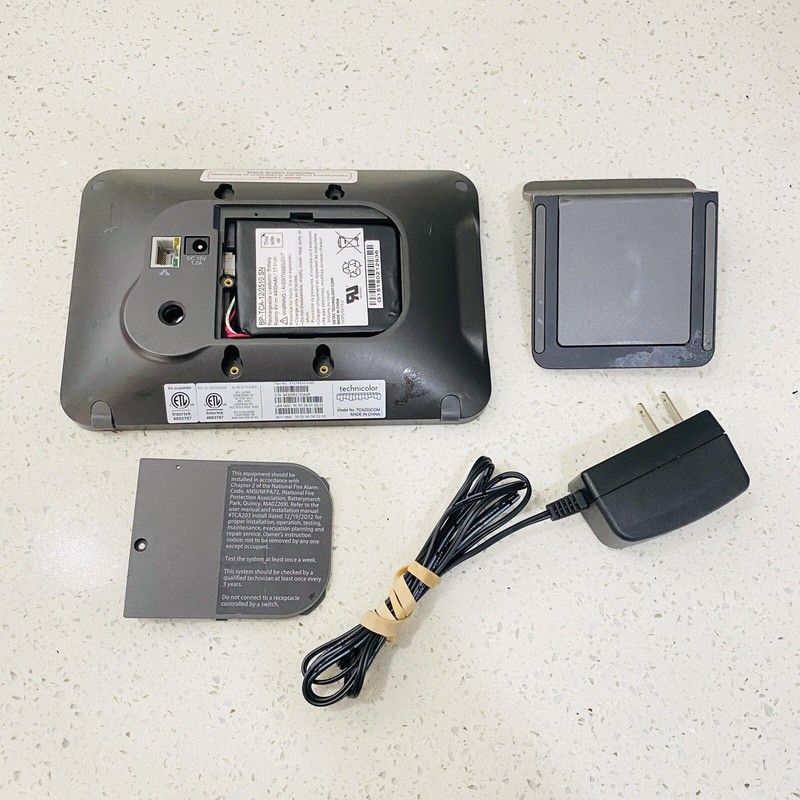 Xfinity Home Touchscreen Controller Model TCA203COM, Battery And Adapter gallery