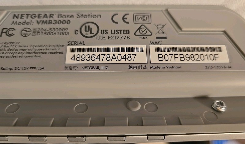 Arlo Camera Base Station Netgear VMB3000 Updated Tested Working gallery