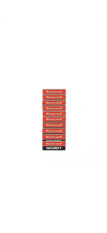 (10)TEN Authentic Honeywell Security Window Door Decal Sticker Burglar Alarm OEM