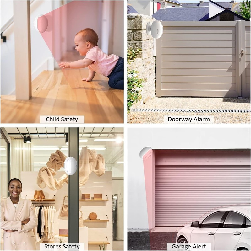 Wireless Motion Sensor Door 1 Receiver +1 Sensors, motion sensor doorbell gallery