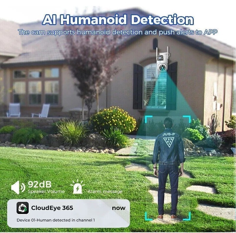 Wireless Security Camera System Outdoor 24/7 Surveillance Motion Alert 10CH NVR gallery