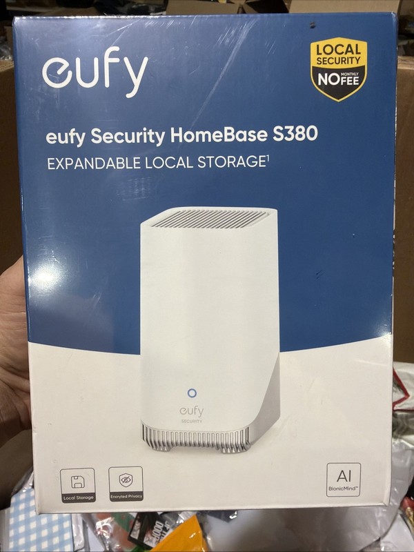 Eufy Security HomeBase S380 Security Center Local Expandable Storage New SEALED