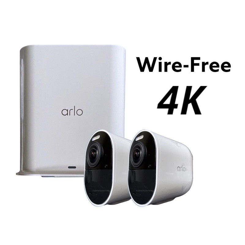 Arlo Ultra 2 4K Wireless Security Camera System with Dual-band WiFi and SmartHub