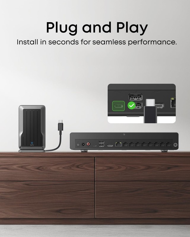 NVR Wi‑Fi Module, Only for Poe NVR System, Supports up to 16 Wi-Fi Cameras, Vi gallery