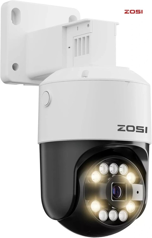 ZOSI C296 4K 8MP PoE IP Camera PT Add-on Security 2-Way Talk Color night vision