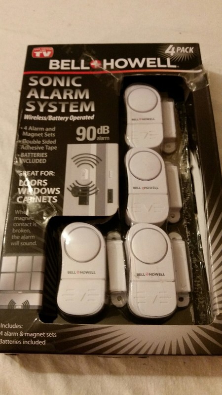 New Bell & Howell SONIC ALARM System Wireless Battery Operated NIB Original ASOT