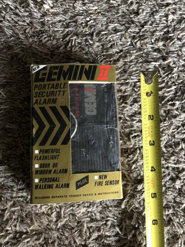 Vintage Gemini 2 Portable Security Alarm Gemini II Burglar or Personal Untested gallery
