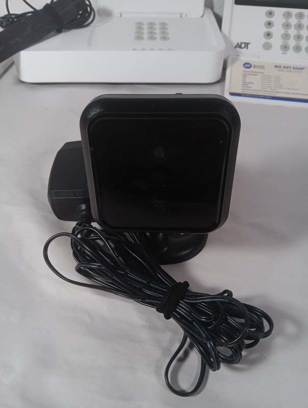 Used ADT Security System Kit - Base Unit, Keypad, Camera & Antenna gallery