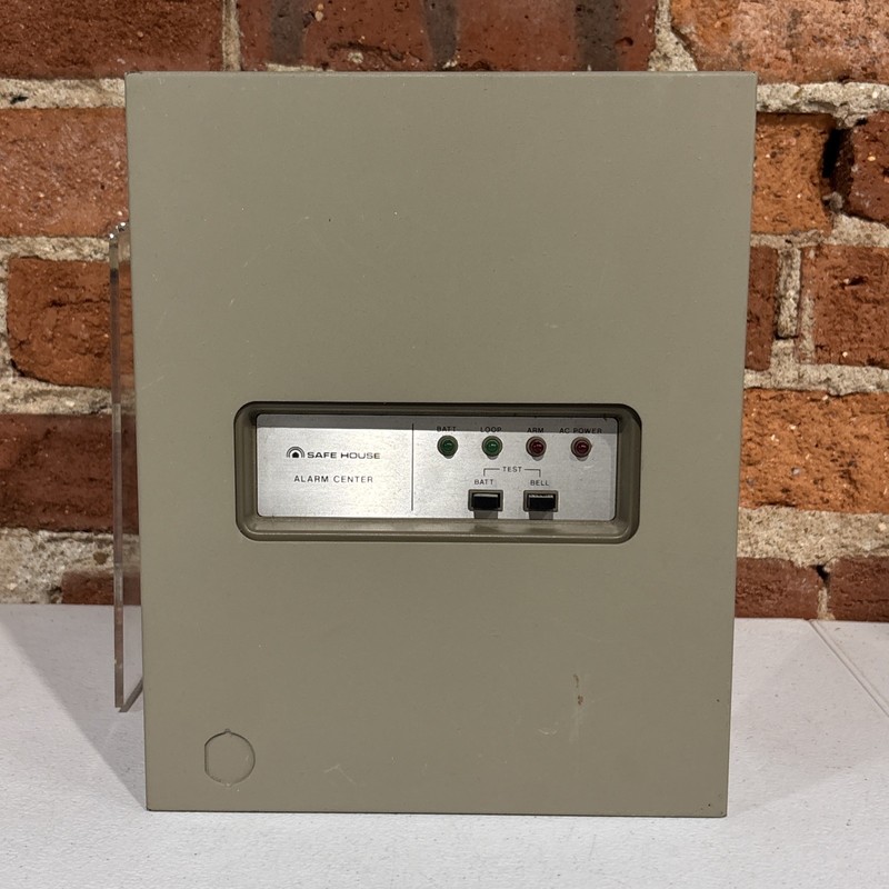 Radio Shack Safe House 49-450A Burglar Alarm Center Panel Vintage Used