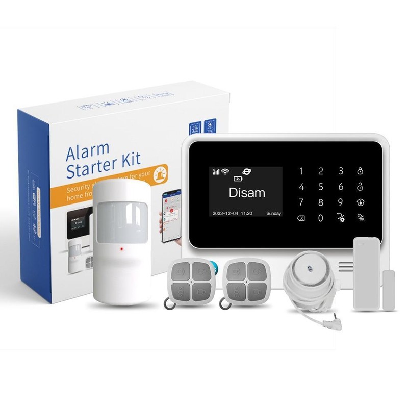 GSM/2G WiFi/2.4G GPRS smart home alarm system Alarm Host touch screen keypad