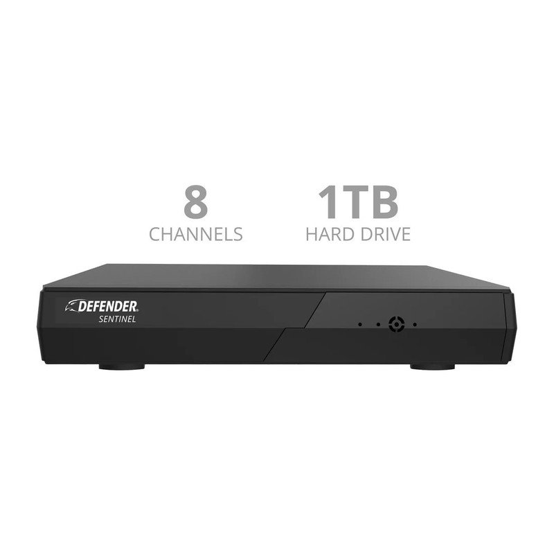 Defender Sentinel NS1T8NVR NVR 1TB 4KUltra HD 8Channel Security NVR/DVR Only NEW