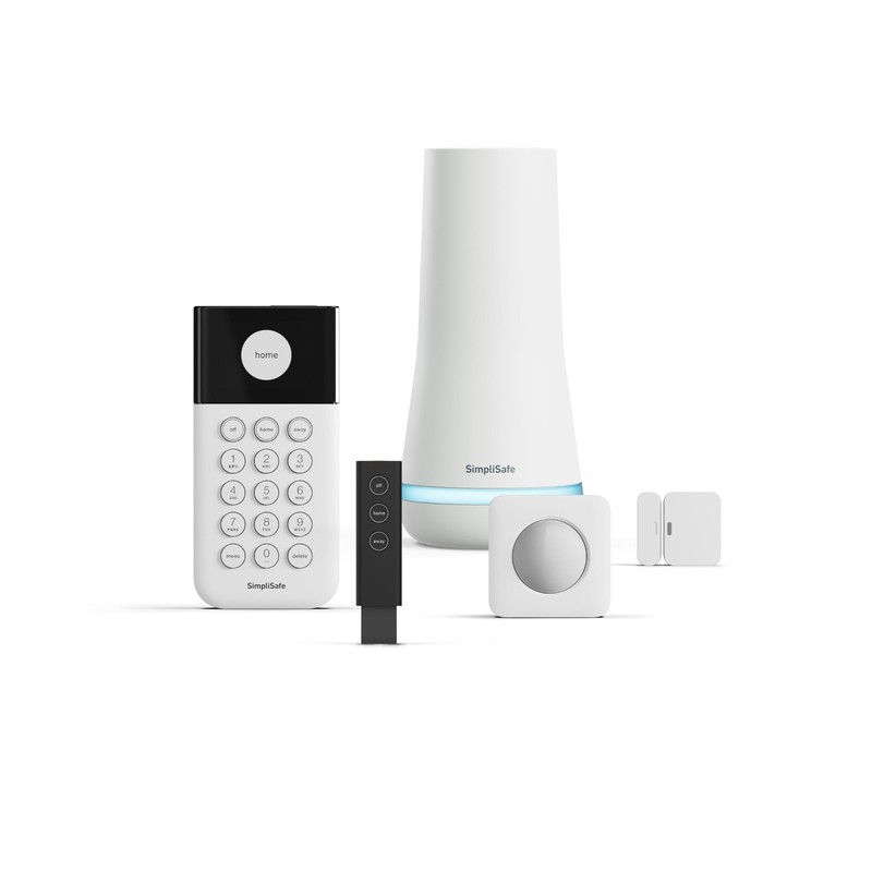 Wireless Home Security System - 5 Piece Kit, 24/7 Monitoring, Alexa & Google Com gallery