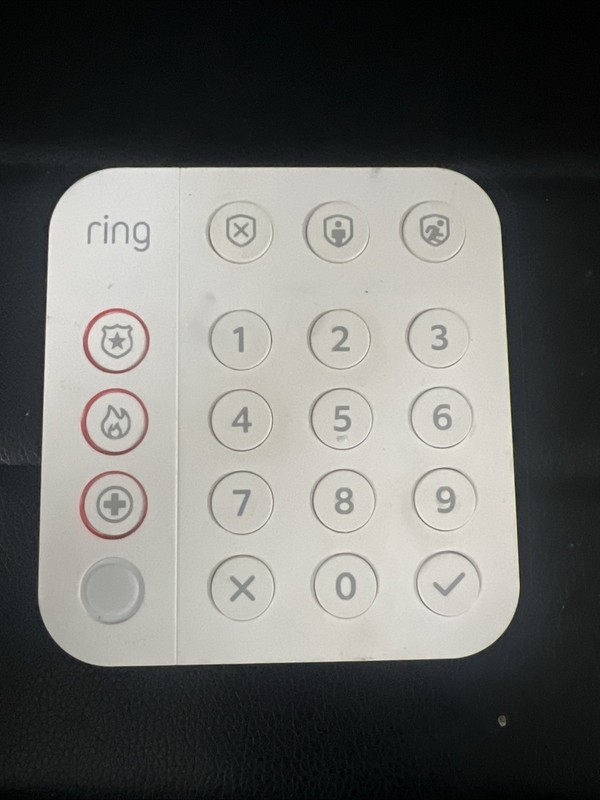 Ring Alarm Keypad 2nd Generation 5AT2S7 Fast Shipping No Power Cable