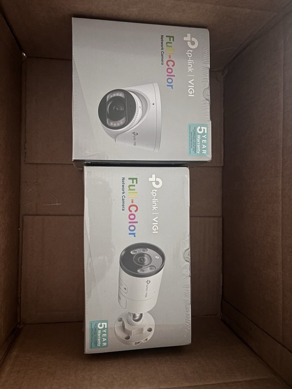 TP-Link VIGI Full-Color Network Camera & 4 Channel PoE+ NVR System, 2 Cameras
