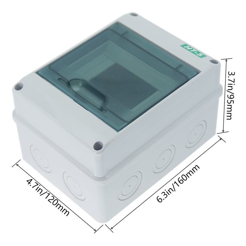Breaker Box Distribution Protection Box, IP65 Clear Cover Electrical Box,... gallery