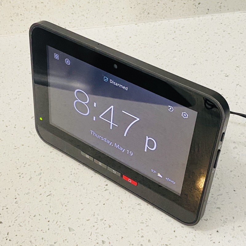 Xfinity Home Touchscreen Controller Model TCA203COM, Battery And Adapter gallery