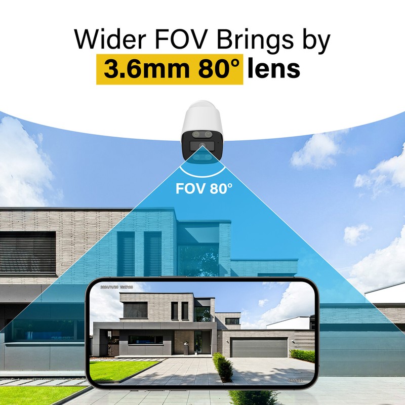 8MP PoE Security IP 4K Bullet Camera 100ft Night Vision Waterproof Add-on RTSP gallery