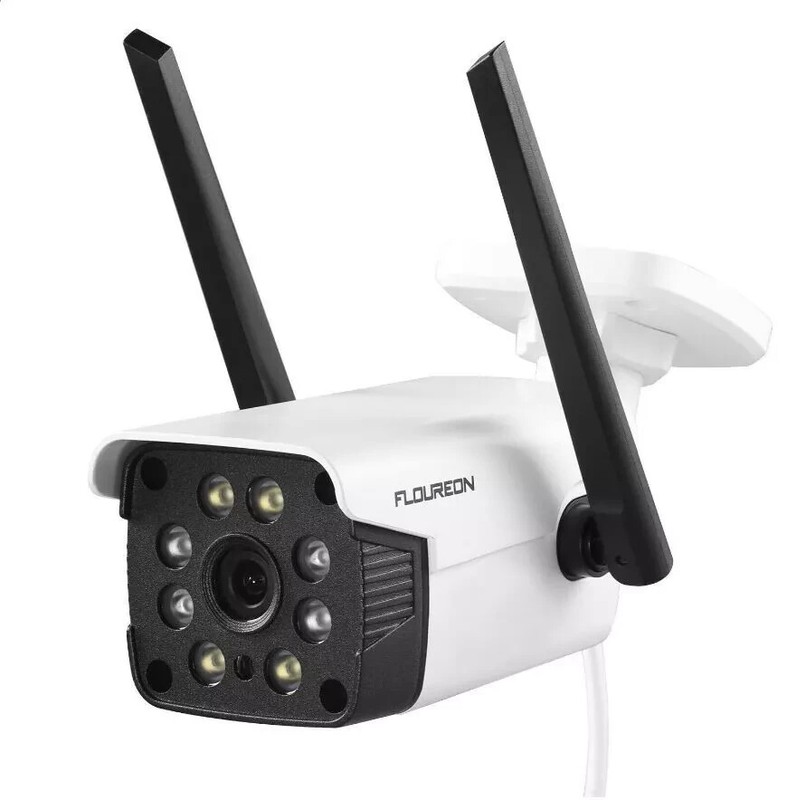 Floureon Security Camera Outdoor WIFI IP Camera 2MP 1080P Mobile App Remote View