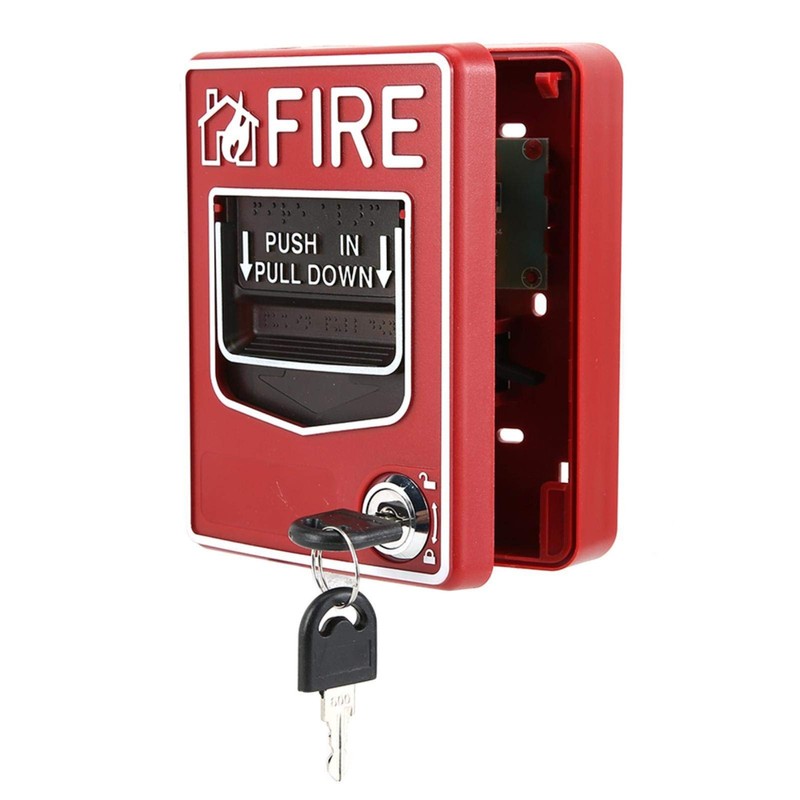 Fire Lite Alarms, Dual Action Manual Pull Station Fire Alarm Horn Siren Alarm... gallery