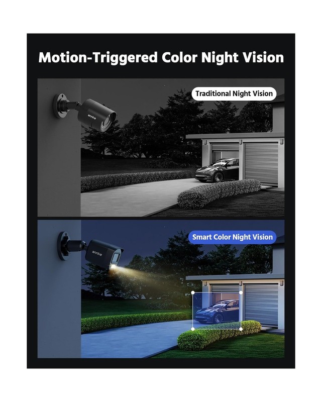 ANNKE 8CH H.265+ 3K Lite Wired Security Camera System with AI Human/Vehicle D... gallery