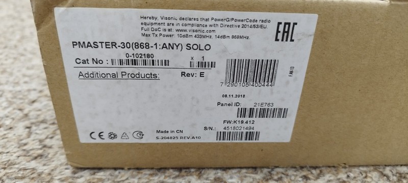 ✅ VISONIC PMASTER30 (8681:ANY) SOLO Cat No. 0-102180 Controll🔥Fast Shipping🔥 ✅ gallery