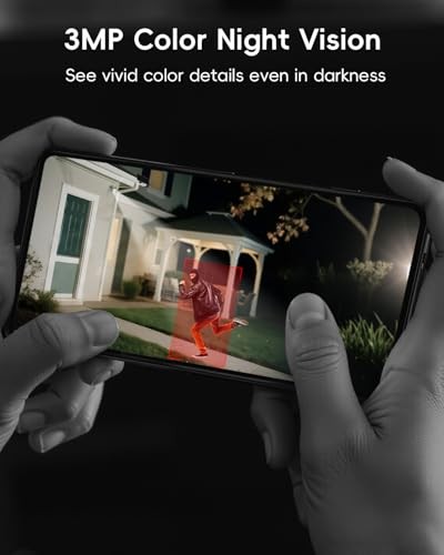 24/7 Recording Solar Security Cameras Wireless Outdoor, 9W 2.4GHz WiFi-1-Pack gallery