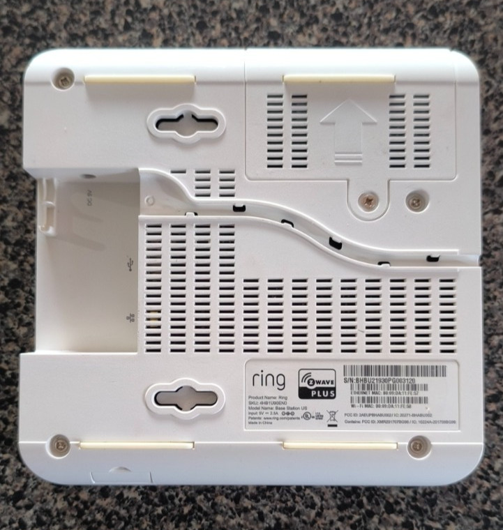 Ring Alarm Base Station Backup Internet Battery W/ Power Adapter gallery