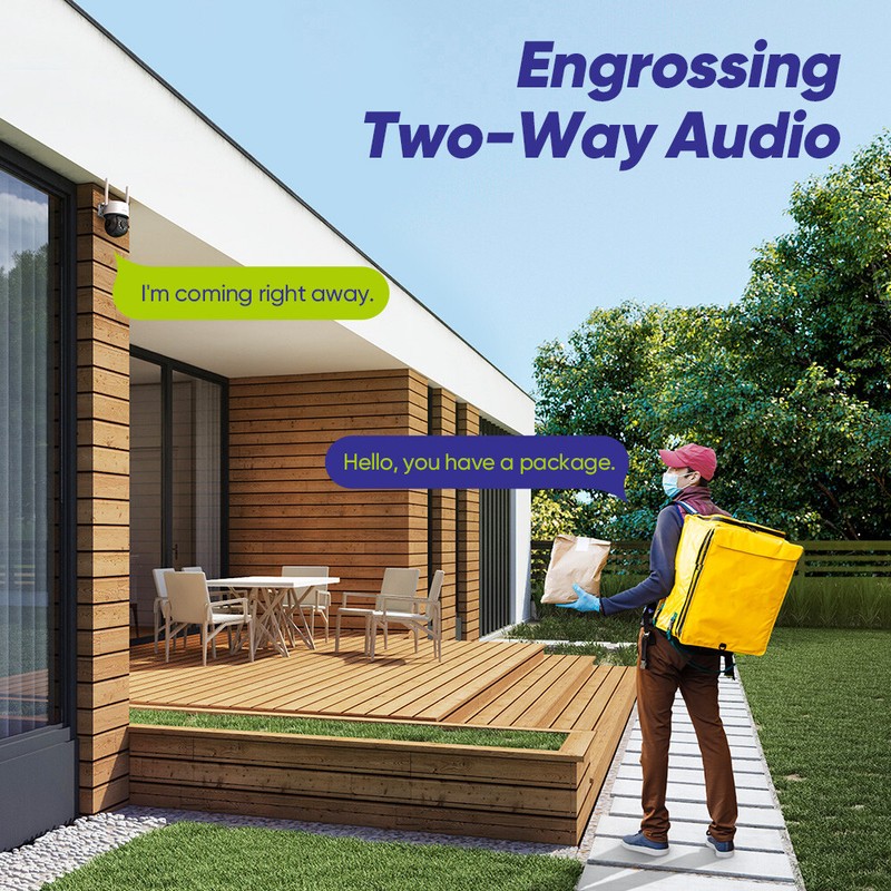 SANNCE 5MP Wireless Security IP Camera PT WiFi Two Way Audio Color Night Vision gallery