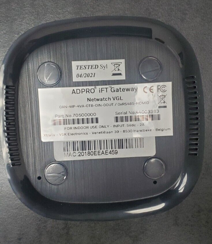 Honeywell 66000000 Security ADPRO IFT Gateway for IP Cameras HW1 gallery