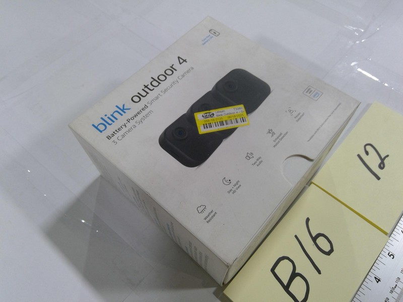 Blink Outdoor 4 4th Gen Battery Security Camera Wireless Black Alexa Open Box gallery