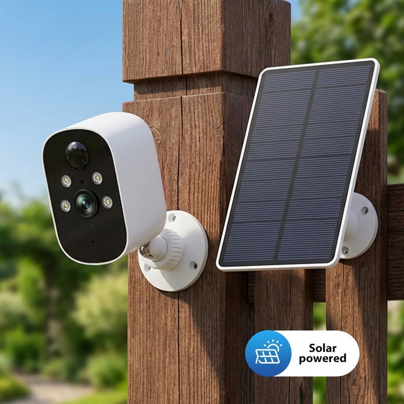 Solar Battery Powered Wireless WiFi Home Security Camera System Outdoor Monitor gallery