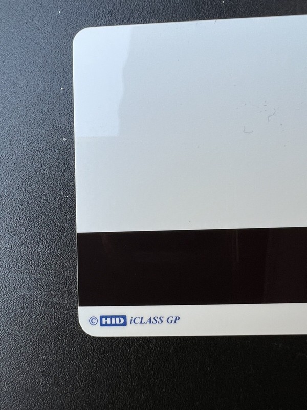 HID 2003NG1NN iCLASS 32K/2 NON-PRGMD F-GLOSS B-GLOSS NO#, NO SLOT W/MAG gallery