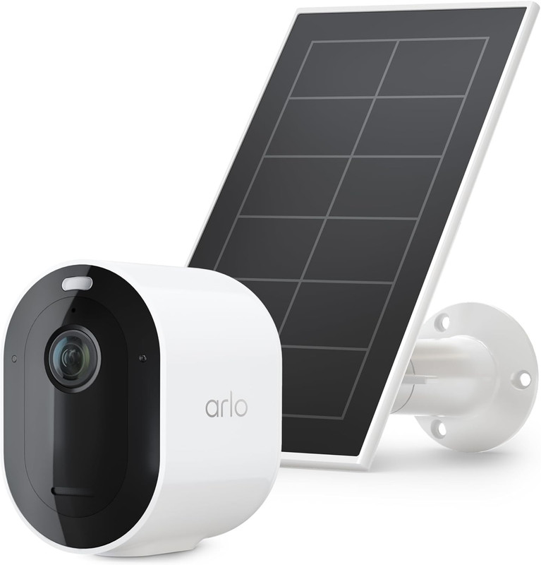 Pro 5S Spotlight Security Camera 2K HDR with Solar Panel Bundle | Outdoor | Wire