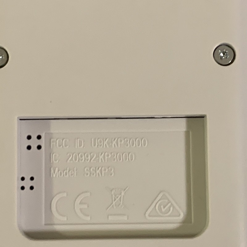 Simplisafe KP3W Wireless Keypad 3rd Generation - White gallery