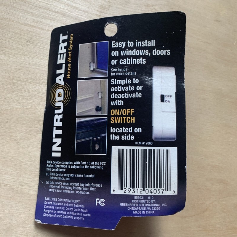 Intruder Alert System Window Door Intruder Alarm System Renter Friendly gallery