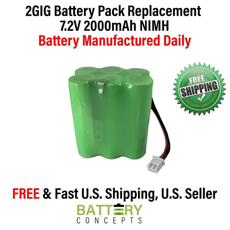 Backup Battery for 2gig BATT1X BATT2X BATT1 GC2 2GIGCNTRL2 2GIGCP2 GCKIT311