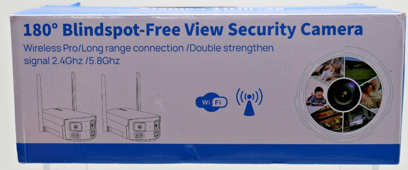 Hiseeu 180 Degree Ultra Wide Angle Dual Lens WiFi Pro Wireless Security Camera gallery