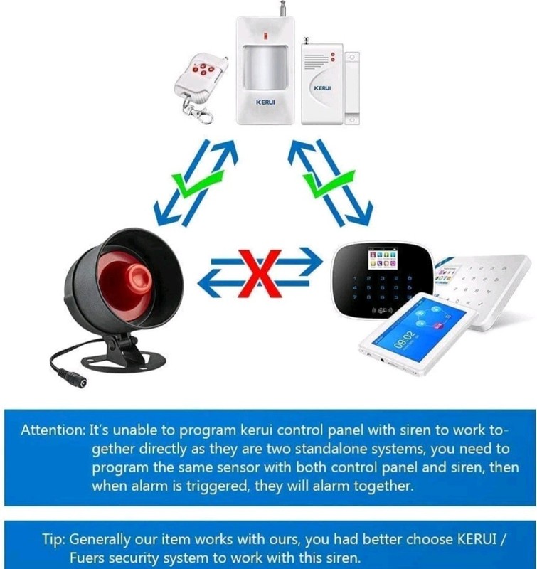 KERUI Upgraded Standalone Home Office Shop Security Alarm System Kit Wireless gallery
