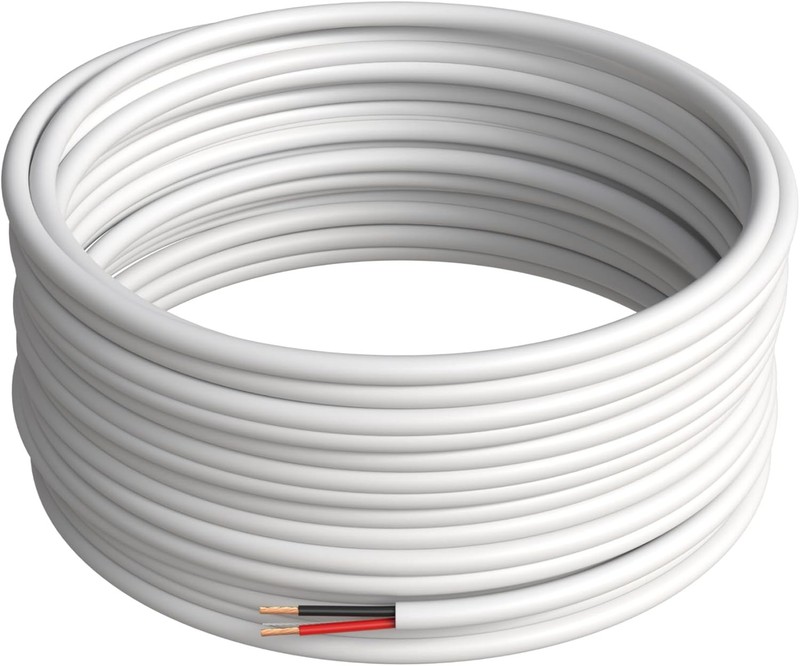 Cables Direct Online 500ft Stranded 18/2 Alarm CCA Cable for 18AWG 2C, White gallery
