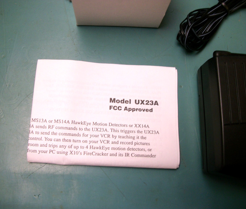 LOT OF 2 - X10.Com UX23A-C Whole House Security Camera VCR Controller NEW OpenBx gallery