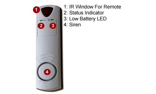Premium Window Door Sensor Alarm With IR Remote Control + Siren Chime Modes gallery
