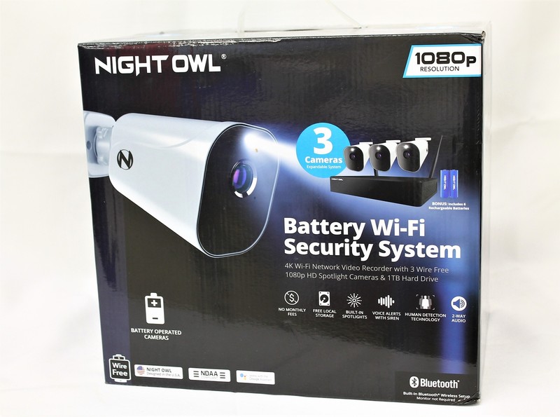 Night Owl Battery Wi-Fi Security System (3 Cameras)