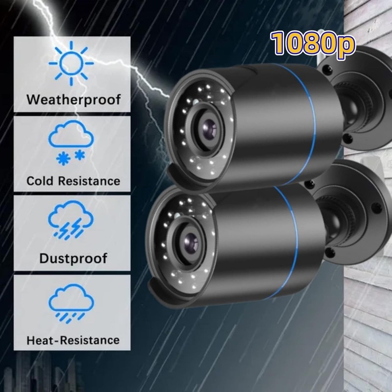 Advanced 3000TVL Security Camera System with AI Motion Detection & Night Vision gallery