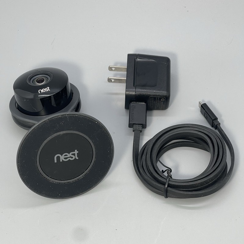 Google Nest Cam Indoor Security Wi-Fi Camera 1st Gen A0005 + power cord gallery