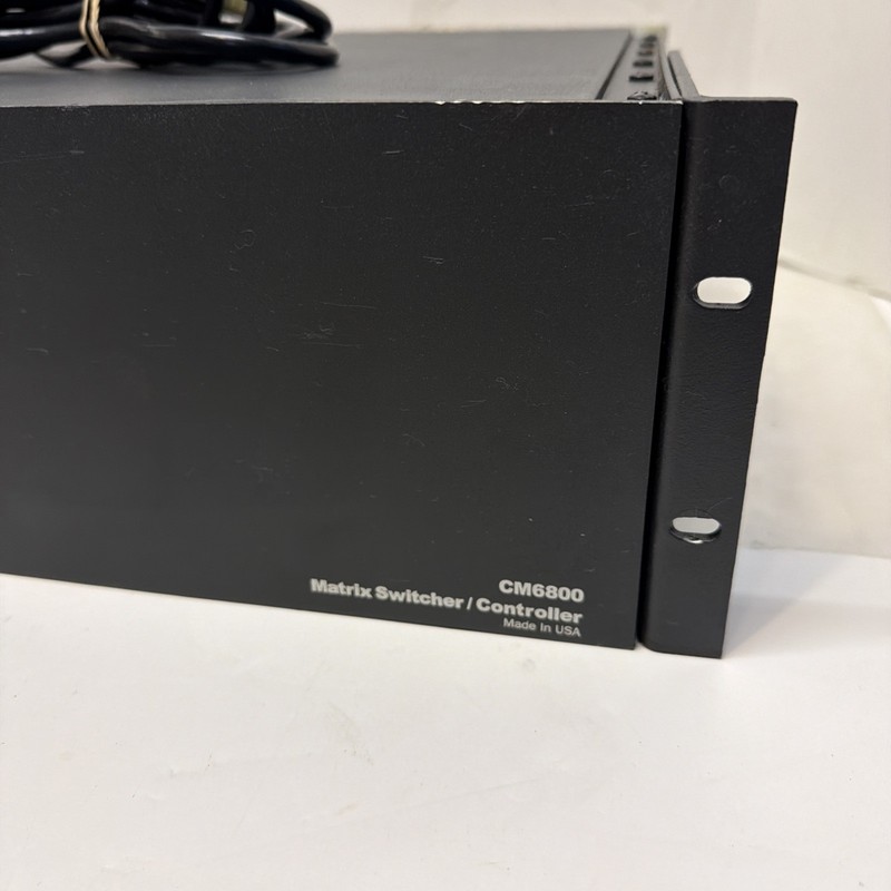 Pelco System 6800 CM6800 Matrix Switcher Controller 32x6 Tested Working BNC CCTV gallery