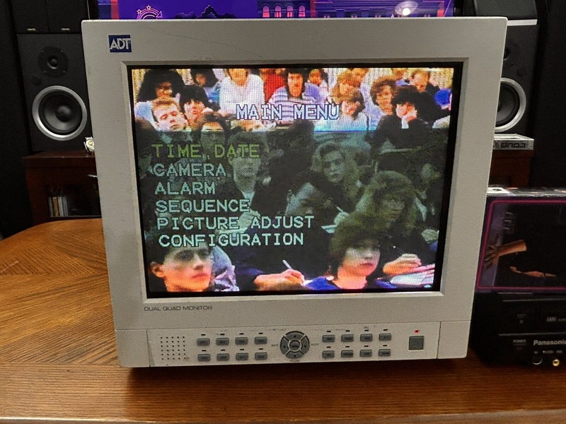 ADT A-O15QC Dual Quad Color Monitor Vintage Monitor gallery